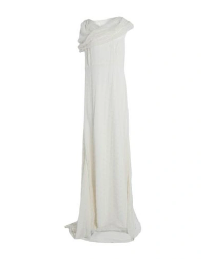 Shop Intropia Long Dress In White