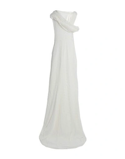 Shop Intropia Long Dress In White