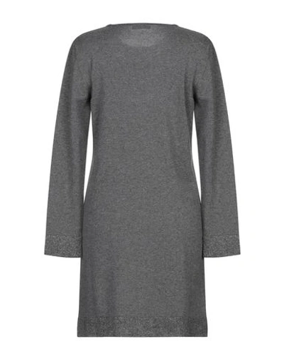 Shop Anneclaire Short Dress In Grey