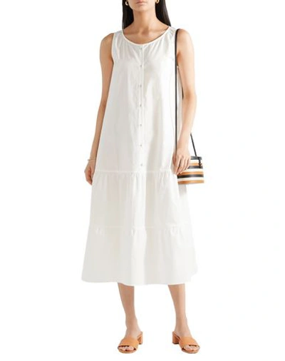 Shop Hatch Midi Dress In White