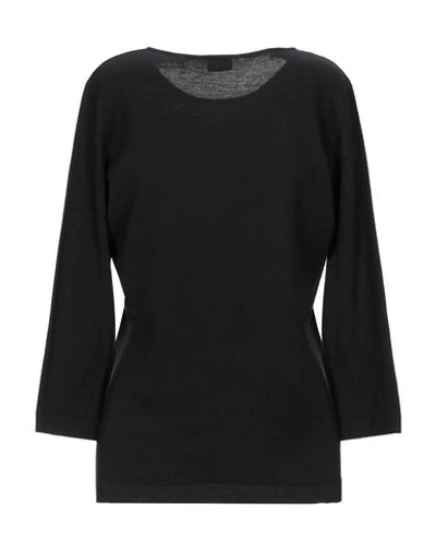 Shop Armani Collezioni Sweater In Black