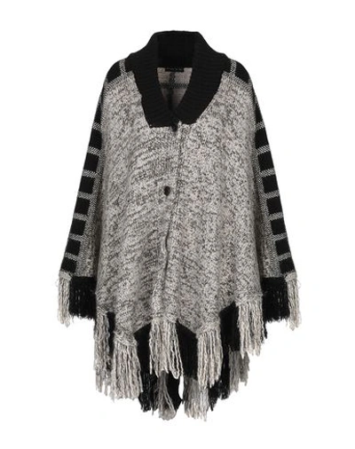 Shop Etro Cape In Grey