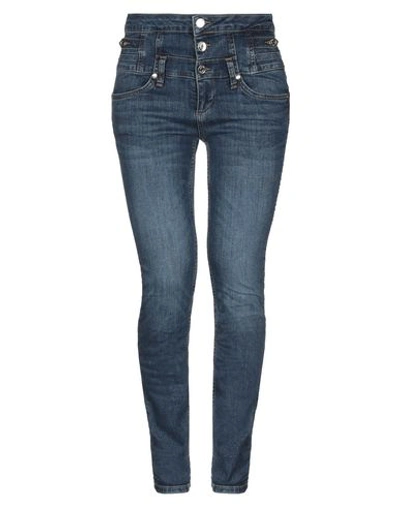 LIU •JO LIU •JO WOMAN JEANS BLUE SIZE 31W-30L COTTON, ELASTANE 42758193HF 5