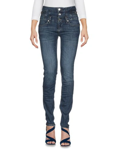 LIU •JO LIU •JO WOMAN JEANS BLUE SIZE 31W-30L COTTON, ELASTANE 42758193HF 5