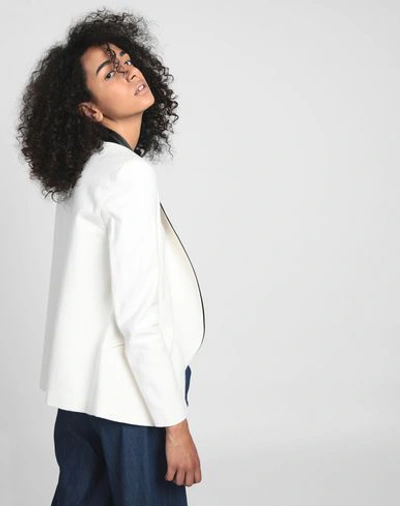 Shop 8 By Yoox Sartorial Jacket In White
