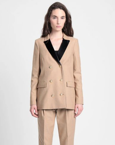 Shop 8 By Yoox Suit Jackets In Camel