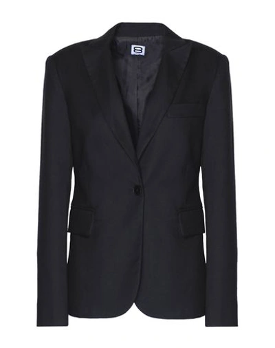 Shop 8 By Yoox Suit Jackets In Black