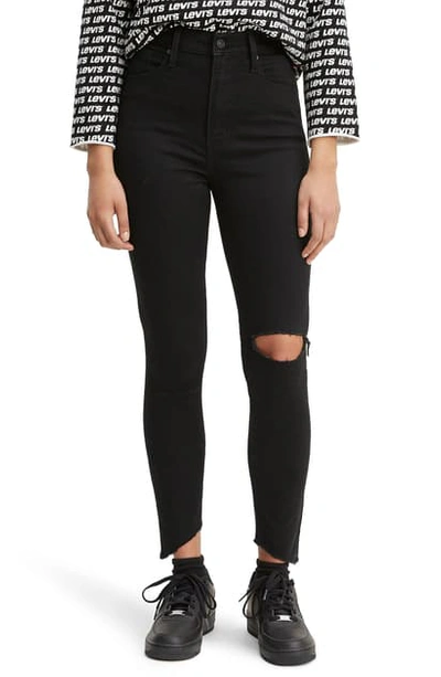 Shop Levi's Mile High Ripped Super Skinny Jeans In In The Black