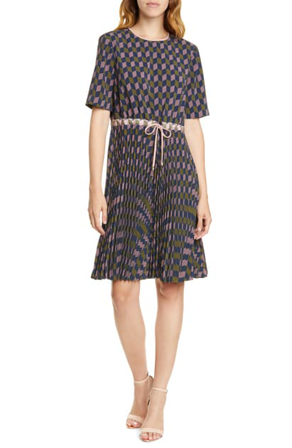 ted baker geometric dress