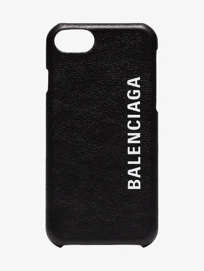 Shop Balenciaga Black Logo Iphone 6 Case