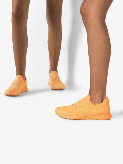 Shop Apl Athletic Propulsion Labs 'techloom Breeze' Sneakers In Orange