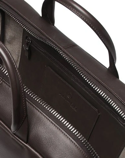 Shop Álvaro González Work Bag In Dark Brown