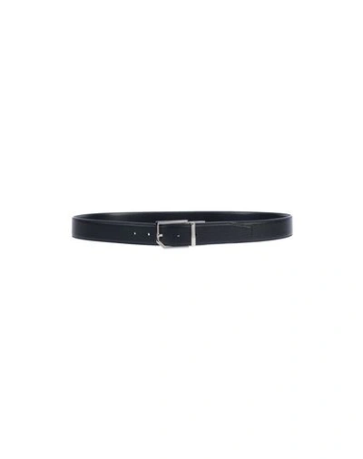 Shop Bally Leather Belt In Black