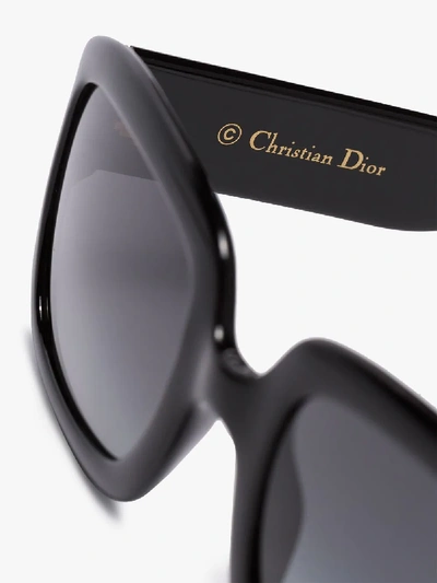 Shop Dior Black Square Frame Sunglasses