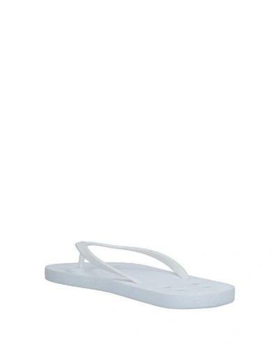 Shop Rick Owens Flip Flops In White