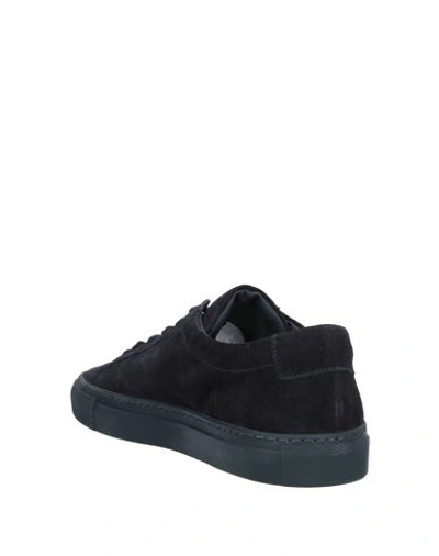 Shop Common Projects Sneakers In Dark Blue