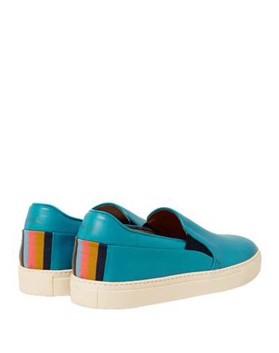 Shop Paul Smith Sneakers In Turquoise