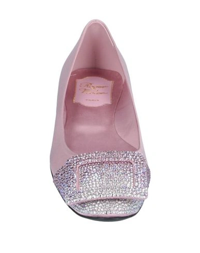 Roger Vivier Ballet Flats In Light Pink