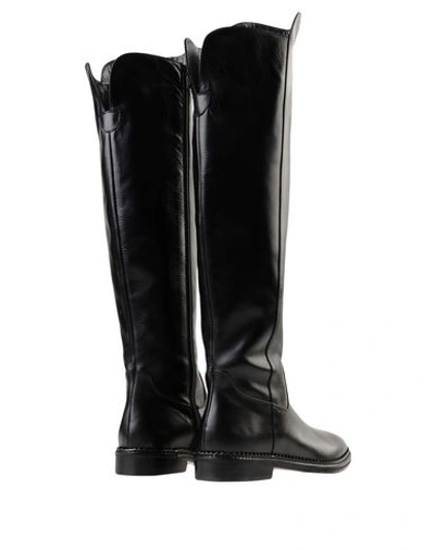 Shop 8 By Yoox Woman Boot Black Size 6 Calfskin
