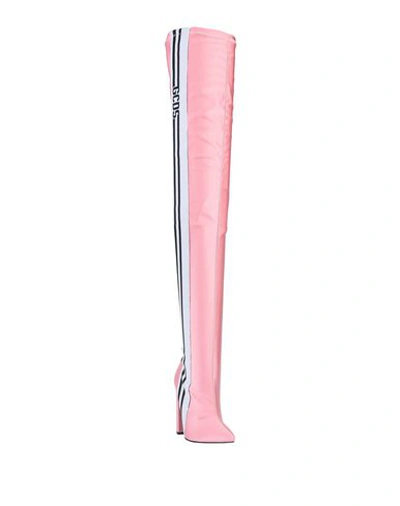 Shop Gcds Woman Boot Pink Size 7 Textile Fibers