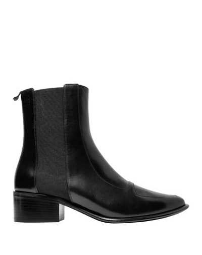 Shop Loewe Ankle Boot In Black