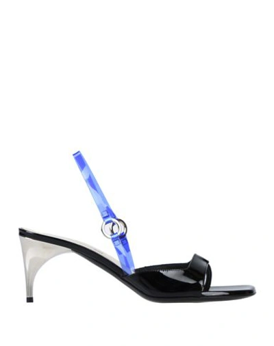 Shop Alain Tondowski Sandals In Black