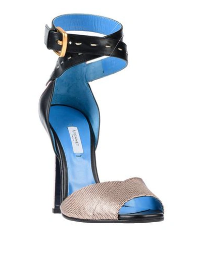 Shop Vionnet Sandals In Platinum