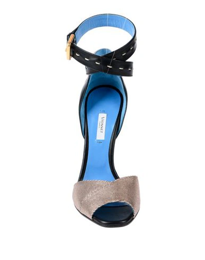 Shop Vionnet Sandals In Platinum