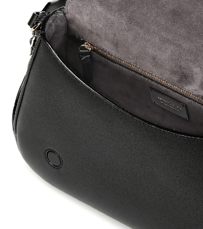 Shop Jimmy Choo Varenne/xb Leather Crossbody Bag In Black