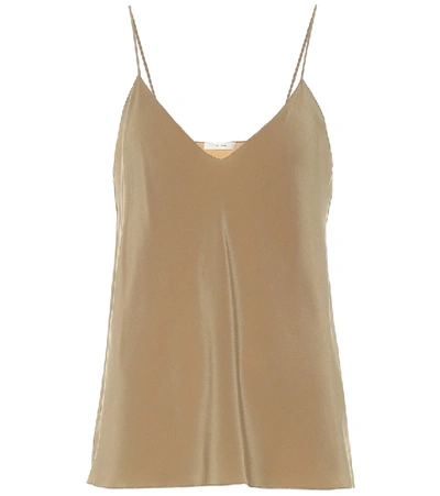 Shop The Row Prima Silk-crêpe Camisole In Neutrals