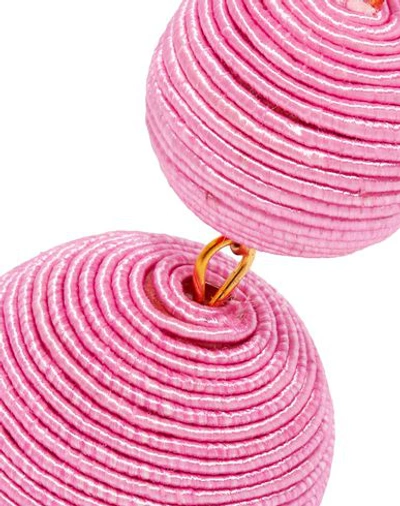 Shop Kenneth Jay Lane Earrings In Pink