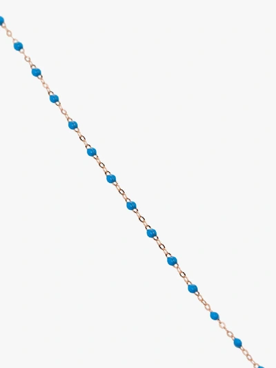 Gigi Clozeau 18k Rose Gold Classic Bead Bracelet In R04 - Blue Rose Gold