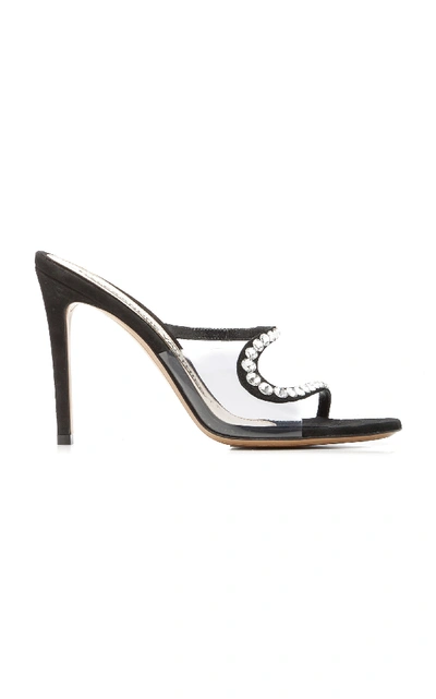 Shop Alexandre Vauthier Ava Ghost Sandals In Black