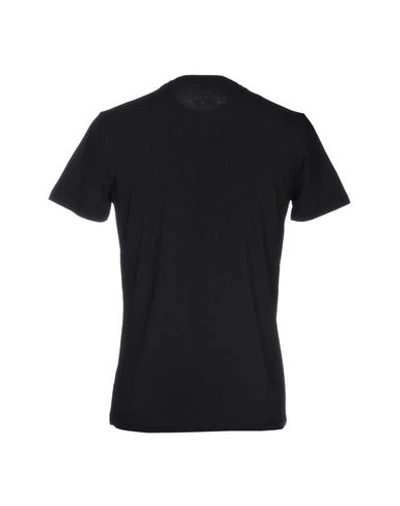 Shop Armani Jeans T-shirt In Black