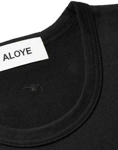 Shop Aloye T-shirt In Black