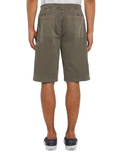 Shop James Perse Shorts & Bermuda In Military Green