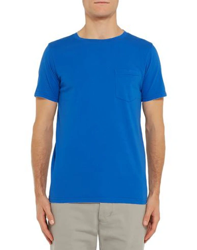 Shop Albam T-shirts In Blue