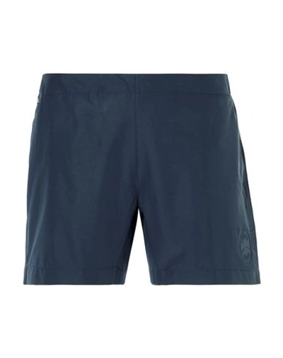 Shop Iffley Road Shorts & Bermuda In Dark Blue