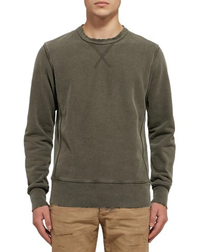 Shop Fabric Brand & Co. Sweatshirt In Military Green
