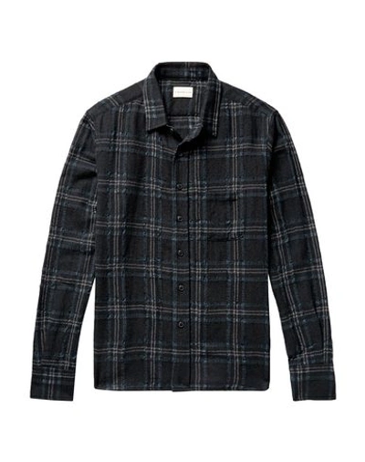 Shop Simon Miller Checked Shirt In Black