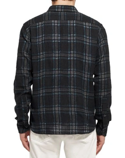 Shop Simon Miller Checked Shirt In Black