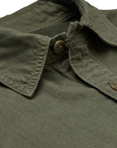 Shop Alex Mill Solid Color Shirt In Military Green