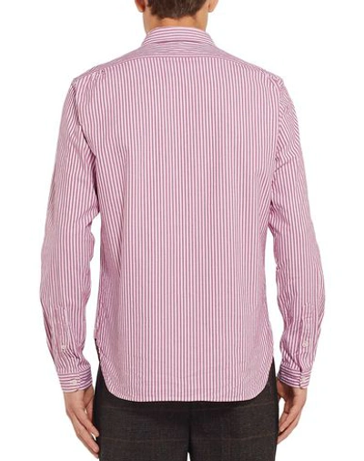 Shop Wooster + Lardini Striped Shirt In Pink