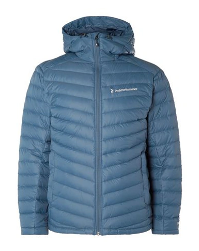 Shop Peak Performance Down Jackets In Blue