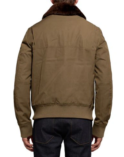 Shop Acne Studios Jacket In Military Green