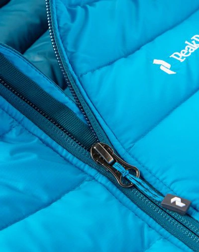 Shop Peak Performance Down Jacket In Turquoise