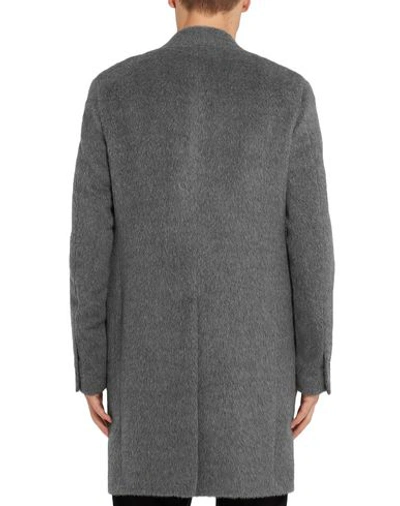 Shop Helbers Coat In Grey