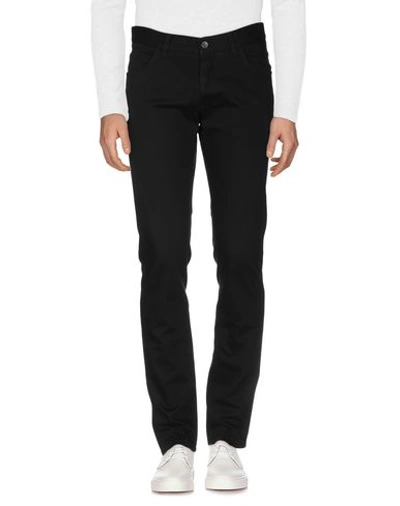 Shop Dolce & Gabbana Man Jeans Black Size 38 Cotton, Lyocell, Calfskin, Zama, Synthetic Fibers