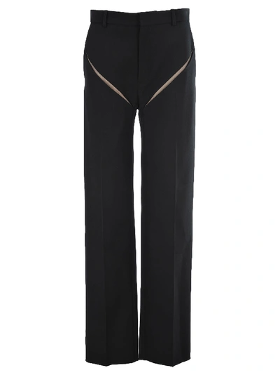 Shop Y/project Cut Out Details Trousers In Black
