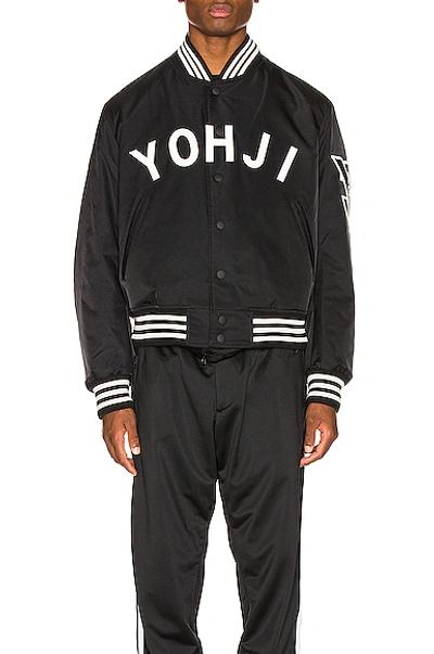 Shop Y-3 Y In Black & Ecru